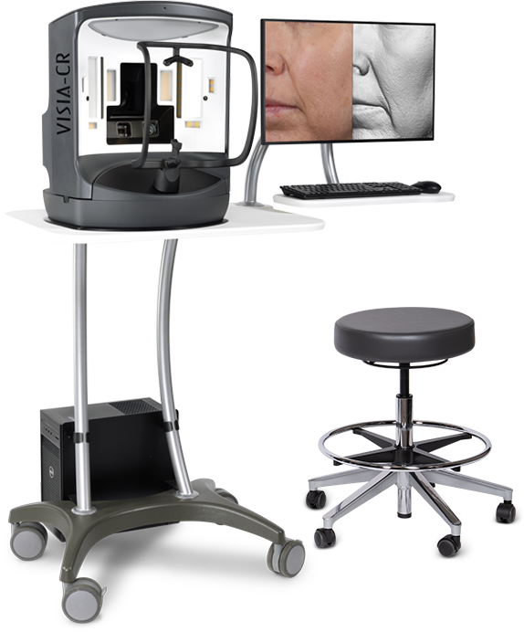 VISIA CR workstation custom mobile imaging cart
